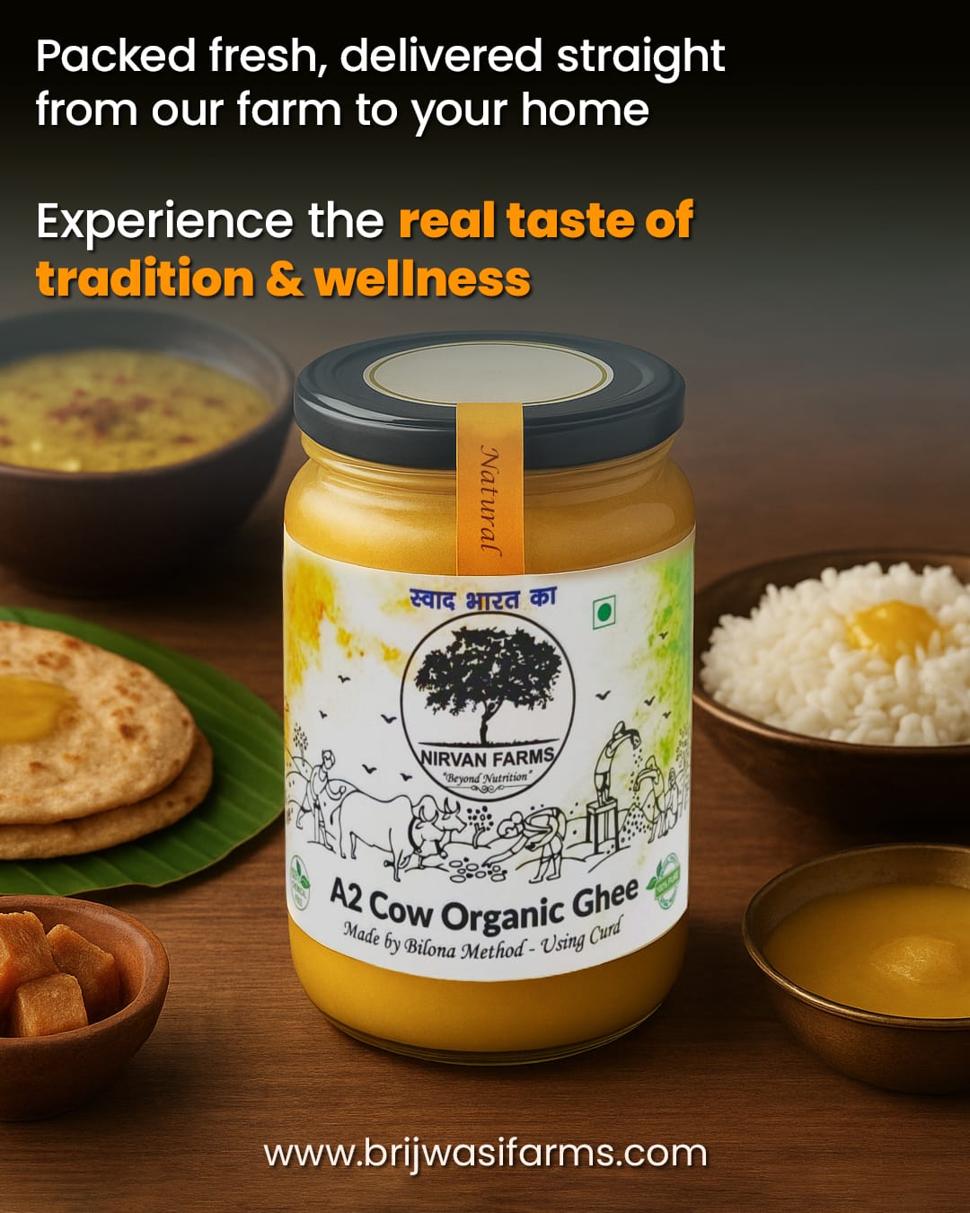 Experience real taste of wellness.
